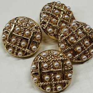 Auksinė saga „Perliukai grotelėse”, 20mm, 1vnt 02724