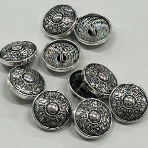Vintažinė sidabrinė saga „Retro”, 20mm, 1vnt 12020