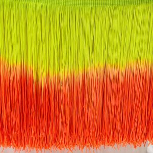 Neoninių geltonų/oranžinių kutų juosta, 20cm, 1m 02758