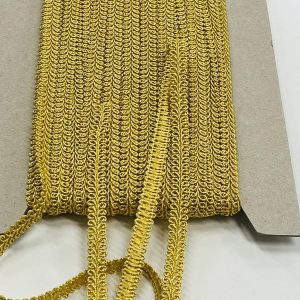 Auksinė apdailos juostelė – pinta kasytė, 1m 29051/032