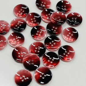 Bordo perlamutrinė plastikinė saga, 15mm, 1vnt 02961