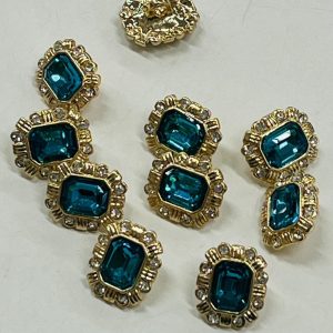 Auksinė saga „Senovinis turkis”, 15mm, 1vnt 02829