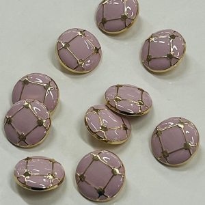 Auksinė saga „Rožinis kavdratas”, 18mm, 1vnt 02960