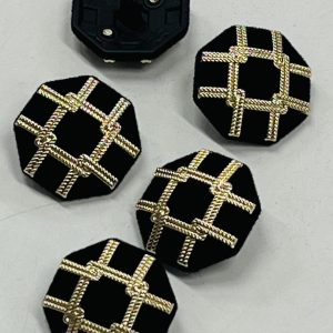 Juoda saga „Auksiniai pančiai”, 23mm, 1vnt 02865