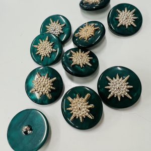 Tamsiai žalia saga „Auksinė saulė”, 28mm, 1vnt 02872