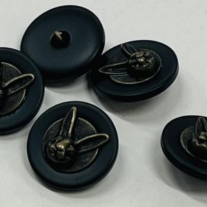 Juoda saga „Bronzinis zuikis”, 25mm, 1vnt 02921