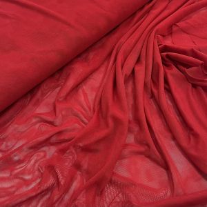 Raudonas tinklelis su elastanu, 1m 0769