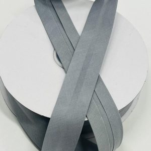 Šviesiai pilka medvilninė kantavimo juostelė, 25mm, 1m BZ2525/310
