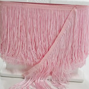 Švelniai rožinė kutų juosta, 20cm, 1m 03032