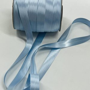 Melsva (baby blue) atlasinė kantavimo juostelė, 15mm, 1m 0115/183