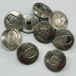 Vintažinė sidabrinė saga „Moteris karė”, 19mm, 1vnt 99513400