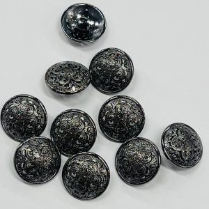 Vintažinė juodo metalo saga, 15mm, 1vnt 03085