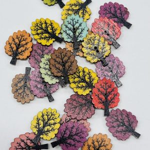 Medinė sagutė „Medelis”, 32*25mm, 1vnt 00528