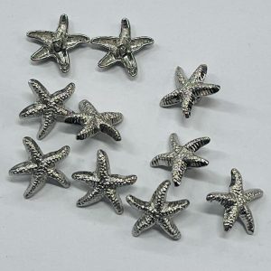 Sidabrinė sagutė „Jūros žvaigždė”, 18mm, 1vnt 03107