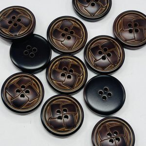 Ruda saga „Medžio raižinys” 25mm, 1vnt 141/304