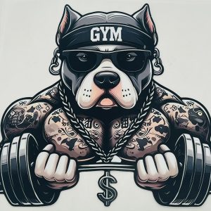 Priklijuojama aplikacija „Šuo GYM”, 1vnt 03139