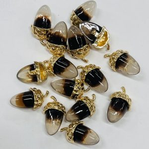 Auksinė saga „Kankorėžis”, 24mm, 1vnt 03148