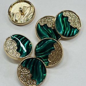 Auksinė saga „Žalia banga”, 18mm, 1vnt 03150