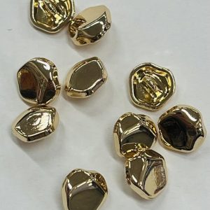 Auksinė saga, nelygi penkiakampė, 11mm, 1vnt 03155