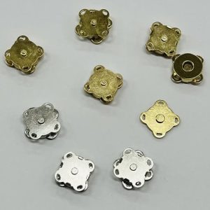 Prisiuvamos magnetinės auksinės arba sidabrinės spaudės, 15mm, 1vnt 03164