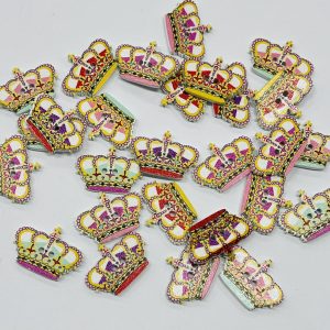 Medinė sagutė „Karūna”, 32mm, 1vnt 01011