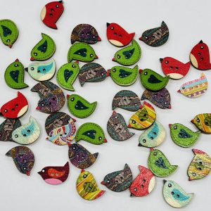 Medinė sagutė „Paukščiukas”, 23mm, 1vnt 00279