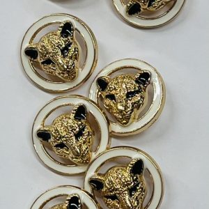 Auksinė sagutė „Lūšis”, 23mm, 1vnt 03189