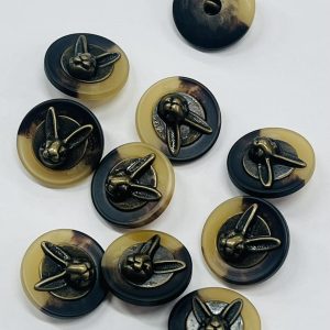 Ruda saga „Bronzinis zuikis”, 25mm, 1vnt 03197