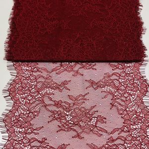 Bordo nėrinių juosta, 20cm, klasikinio rašto, 1m 03238