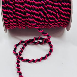 Sukta gumytė – virvelė, tamsiai mėlyna/rožinė, 7mm, 1m ELS/18L144