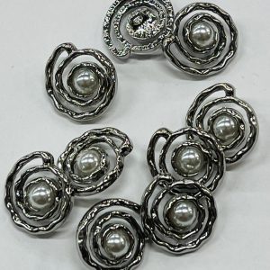 Sidabrinė saga „Apipintas perlas”, 18mm, 1vnt 03268