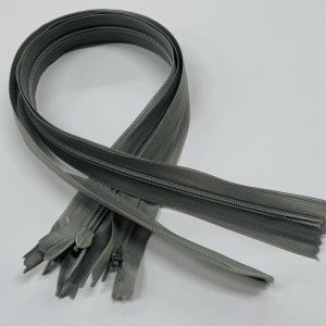 Šviesiai pilkas paslėptas užtrauktukas, 40cm, 1vnt 40p/310