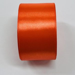 Oranžinė atlasinė juostelė, 25mm, 1m S25/3076