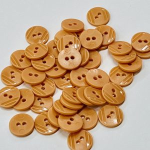 Plastikinė persikinė sagutė, 1,5cm, 1vnt 182416