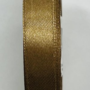 Ruda atlasinė juostelė, 12mm, 1m S12/3193