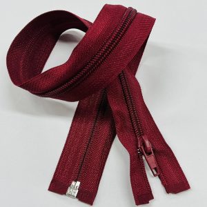 Bordo spalvos atsegamas užtrauktukas, 45cm, 1vnt 45/178