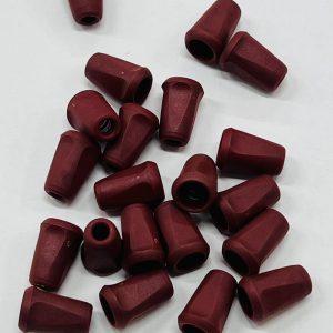Bordo spalvos virvelių laikikliai, pailgi, plastikiniai, 1vnt 1480/178