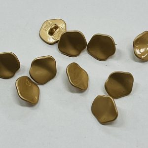 Auksinė matinė saga, nelygus penkiakampis, 11mm, 1vnt 03307
