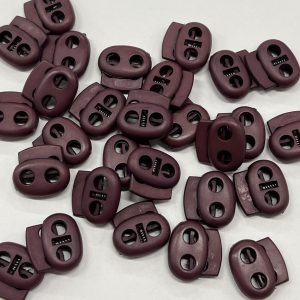 Bordo plastikiniai virvelių laikikliai, 2 skylučių spynelės, 22mm 1vnt ST207/431