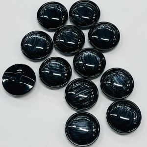 Juoda perlamutrinė saga, 3cm, 1vnt 03312