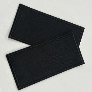 Juoda, pailga aplikacija – lopas, 12,1cm*6,1cm, 1vnt 03317