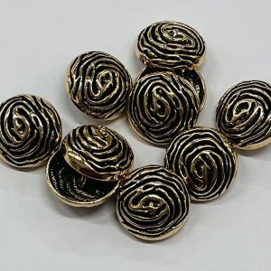 Sendinto aukso vintažinė saga, 2cm, 1vnt 03325