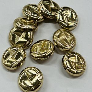 Auksinė metalinė saga „Perkištos juostos”, 18mm, 1vnt 03343