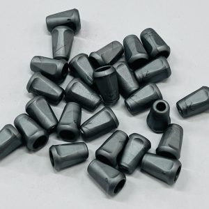 Sidabriniai virvelių laikikliai, pailgi, plastikiniai, 1vnt 1480/431