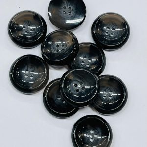 Skaidriai juoda saga, 25mm, 1vnt 03387