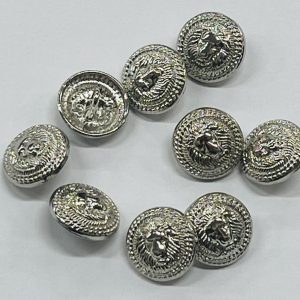 Sidabrinė saga „Liūto galva”, 15mm, 1vnt 03444