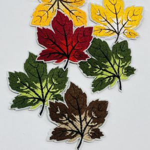 Aplikacija „Klevo lapas”, 75*80mm, 1vnt 03497