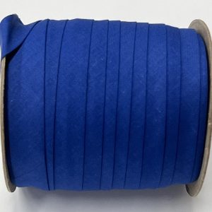 Ryškiai mėlyna medvilninė kantavimo juostelė, 18mm, 1m 0218K340