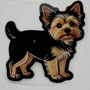 Priklijuojama aplikacija „Jorkšyro terjeras”, 5cm, 1vnt 03511