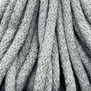 Šviesiai pilka medvilninė virvelė, 10mm, 1m 55010/314